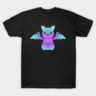 Kawaii Pastel Goth Cat T-Shirt